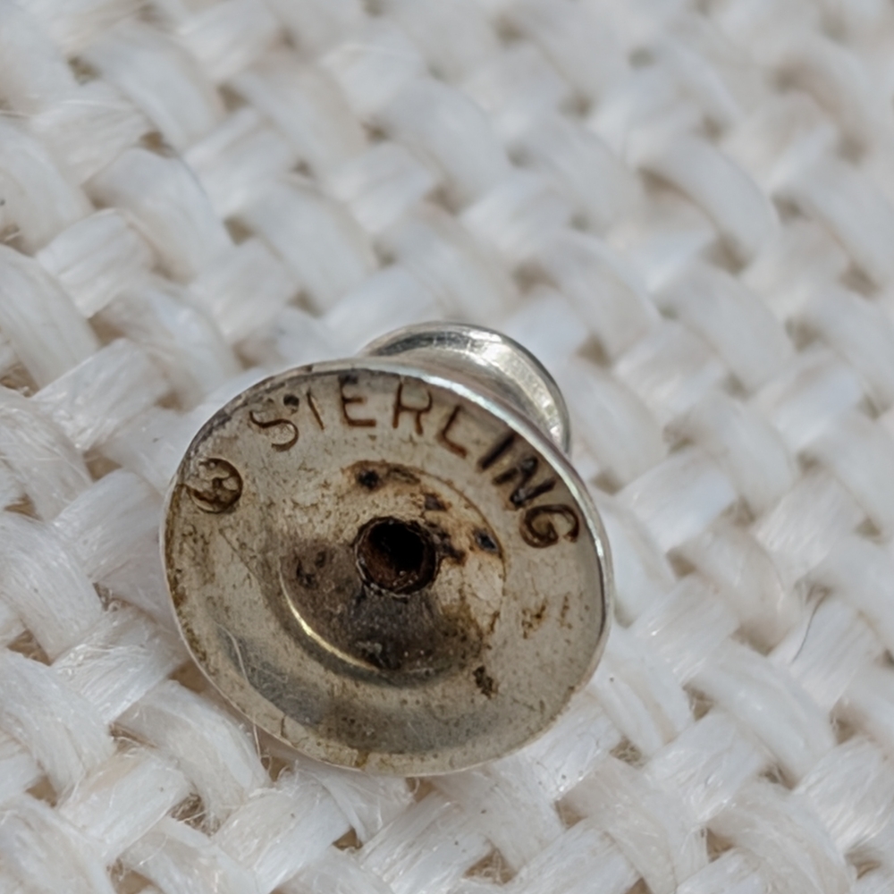 Vintage Handmade Sterling Silver Turquoise Stud Earrings | Florida Keys | 1.75” - Picture 4 of 16